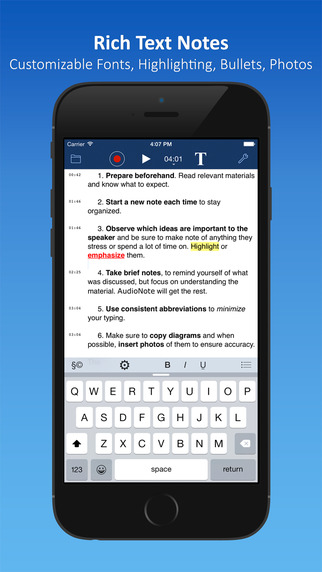 Audionote - Top study app to download now